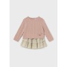 Conjunto falda con jersey bebe niña mayoral