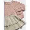 Conjunto falda con jersey bebe niña mayoral