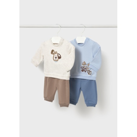 Conjunto 4 piezas perritos bebe niño mayoral