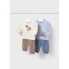 Conjunto 4 piezas perritos bebe niño mayoral