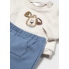 Conjunto 4 piezas perritos bebe niño mayoral