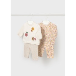 Conjunto 4 piezas bebe niña...