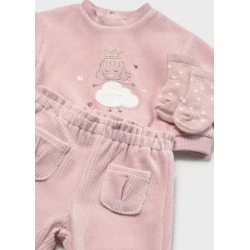Chándal con calcetines bebe niña mayoral