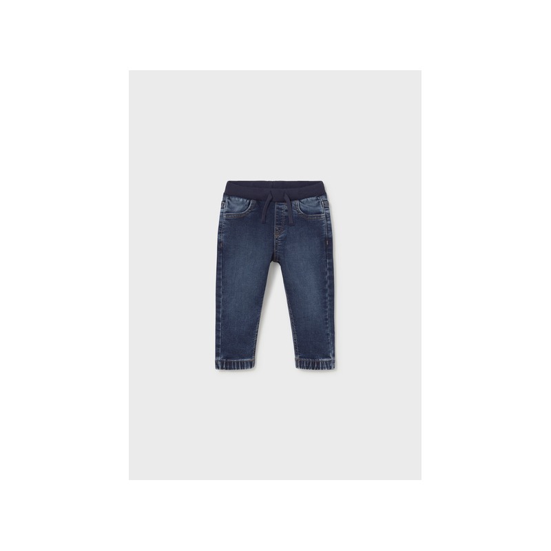 Pantalón vaquero jogger bebé mayoral