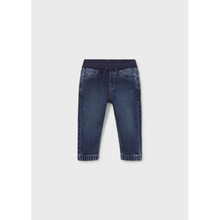 Pantalón vaquero jogger bebé mayoral