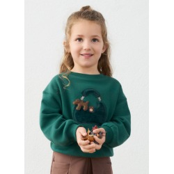 Sudadera perrito niña mayoral