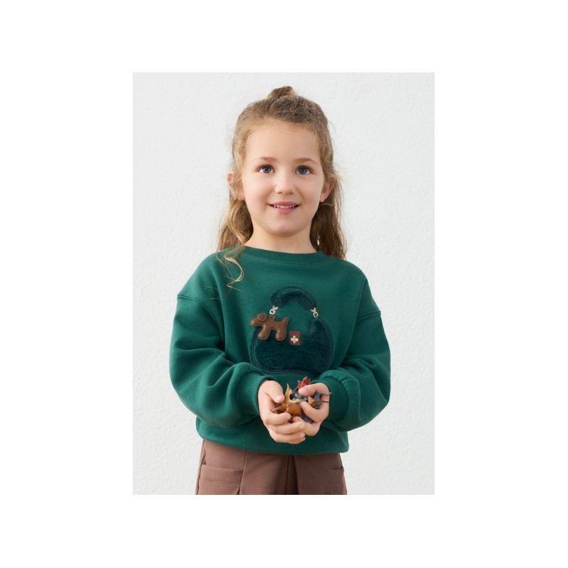 Sudadera perrito niña mayoral