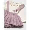 Conjunto 3 piezas falda tricot bebe niña mayoral