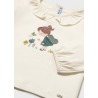 Camiseta cuello volante bebé niña mayoral