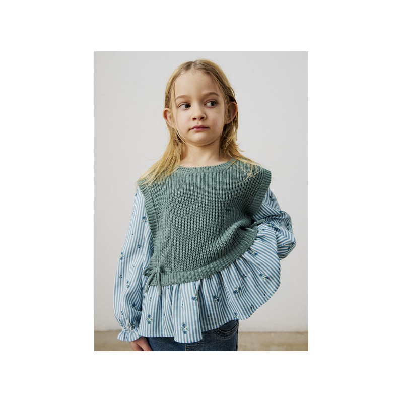 Camisa con top niña mayoral