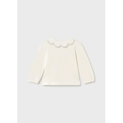 Polo cuello ondas bebé niña mayoral