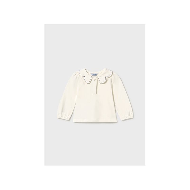 Polo cuello ondas bebé niña mayoral