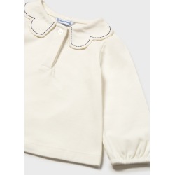 Polo cuello ondas bebé niña mayoral