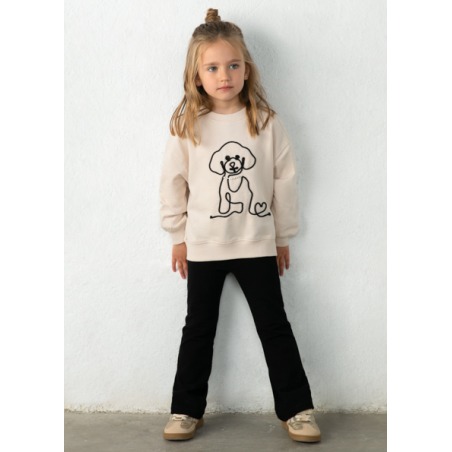 Conjunto legging y sudadera perro niña mayoral
