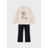 Conjunto legging y sudadera perro niña mayoral