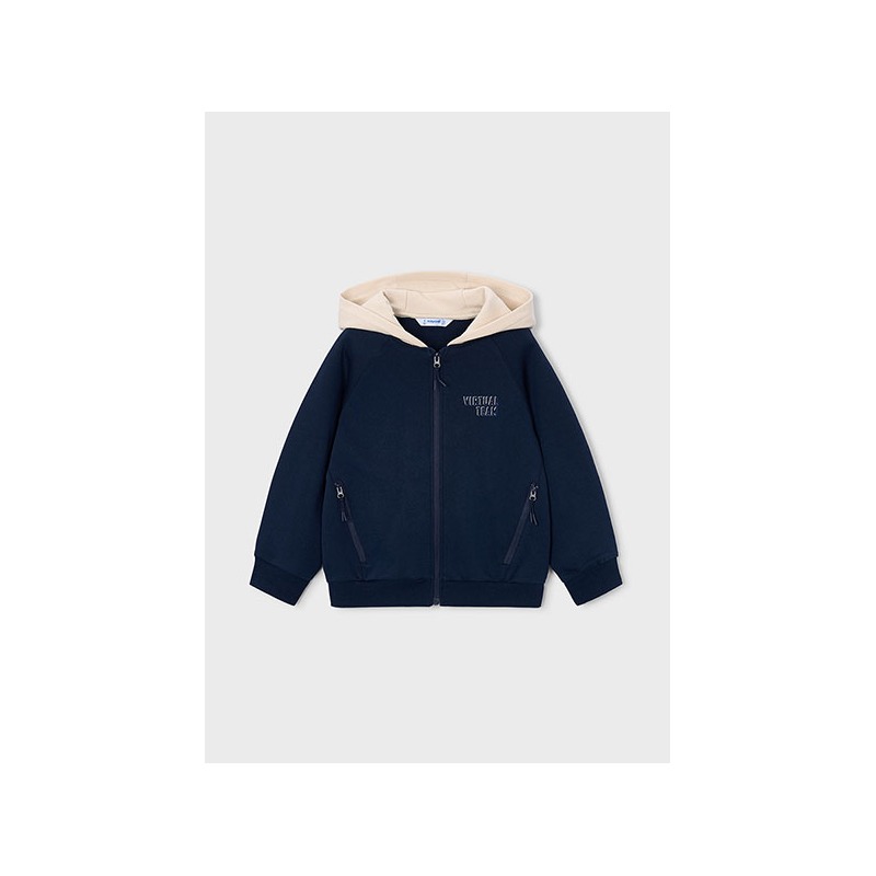 Sudadera cremallera capucha niño mayoral