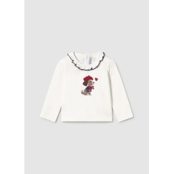 Camiseta perrito bebé niña...