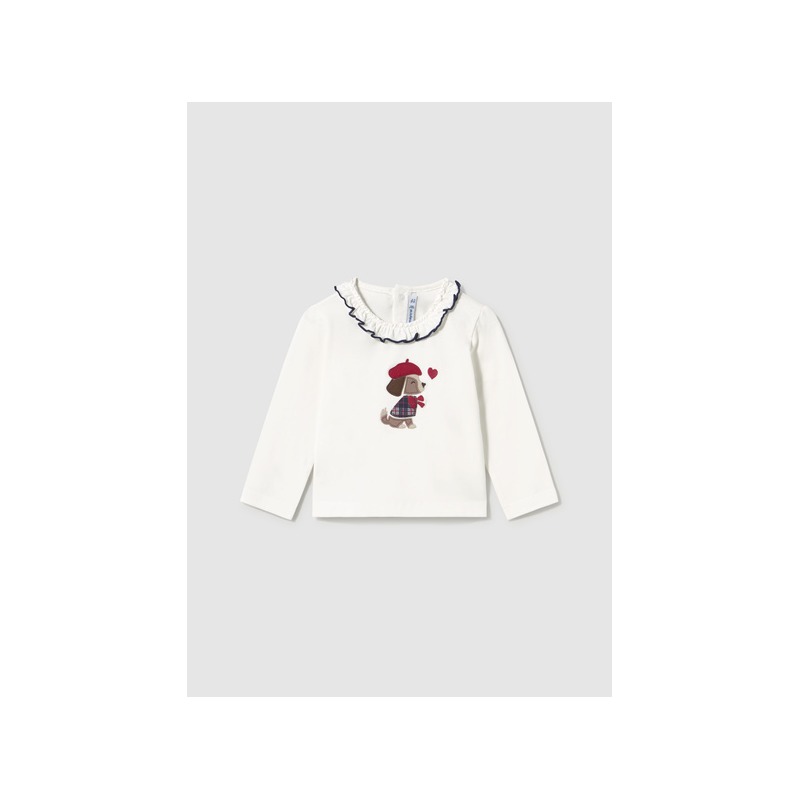Camiseta perrito bebé niña mayoral