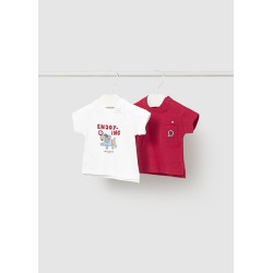 Set 2 camisetas estampadas...