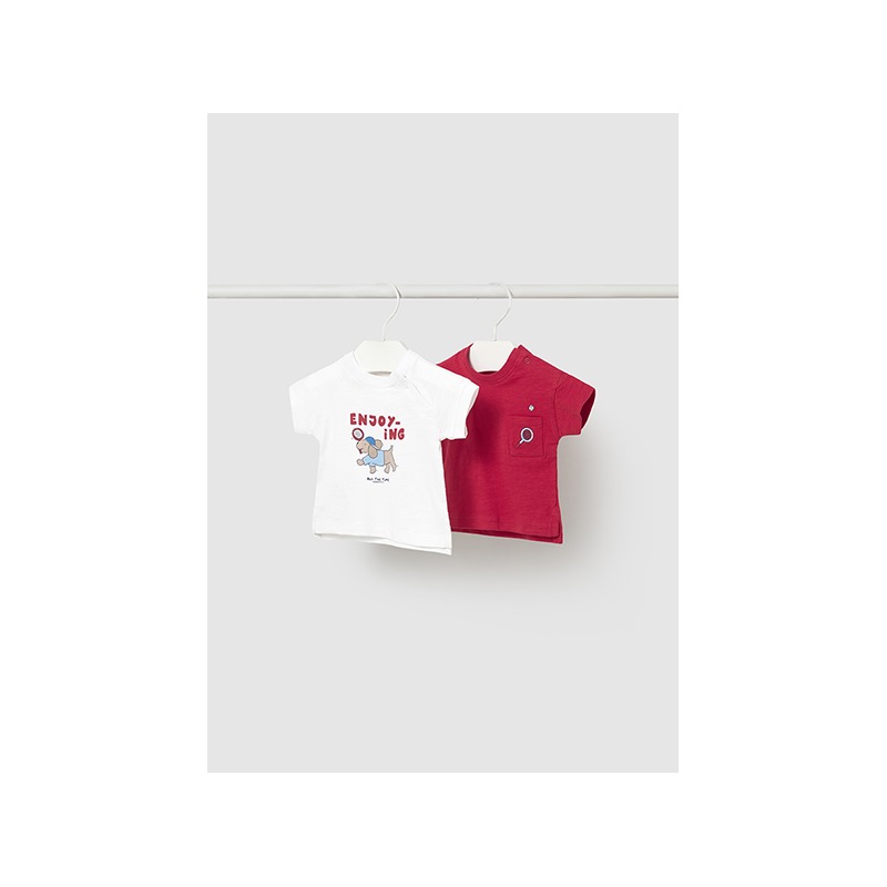 Set 2 camisetas estampadas bebe niño mayoral