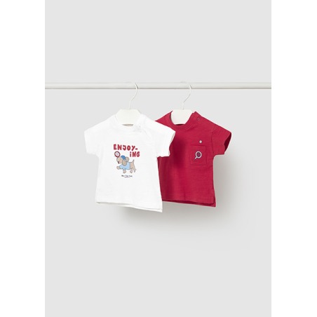 Set 2 camisetas estampadas bebe niño mayoral