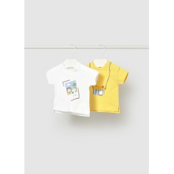 Set 2 camisetas estampadas bebe niño mayoral