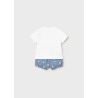 Conjunto pantalón corto y camiseta bebe niño mayoral