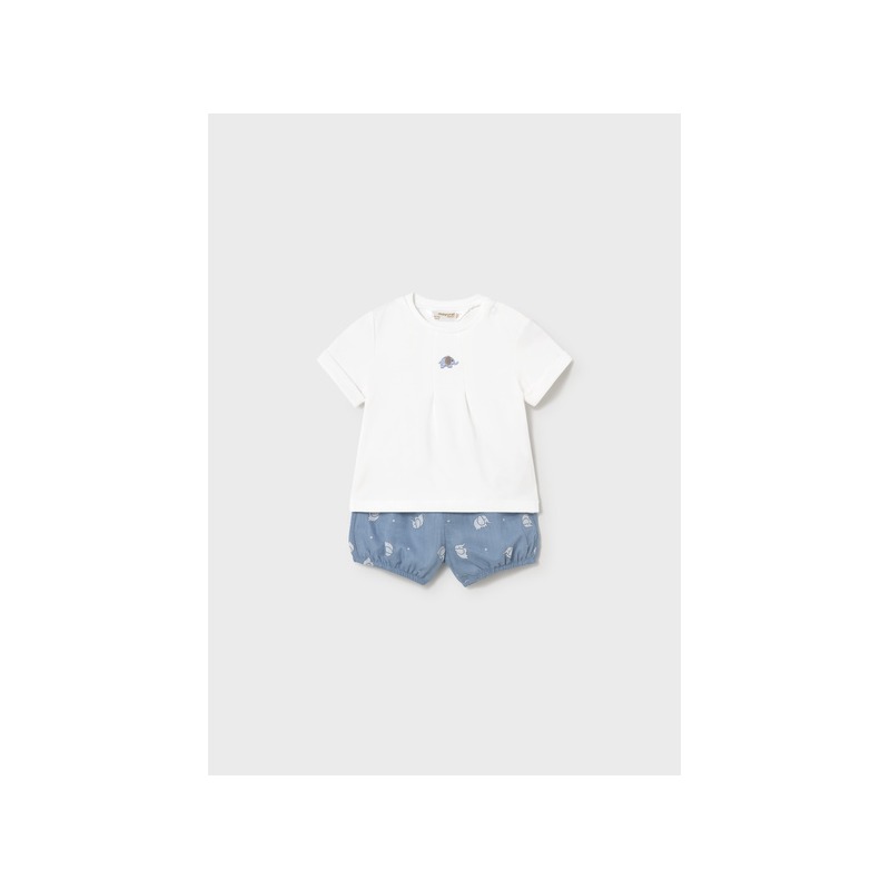 Conjunto pantalón corto y camiseta bebe niño mayoral