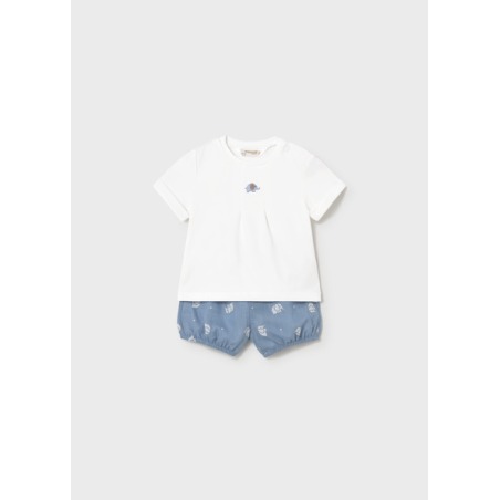 Conjunto pantalón corto y camiseta bebe niño mayoral