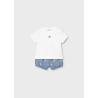 Conjunto pantalón corto y camiseta bebe niño mayoral