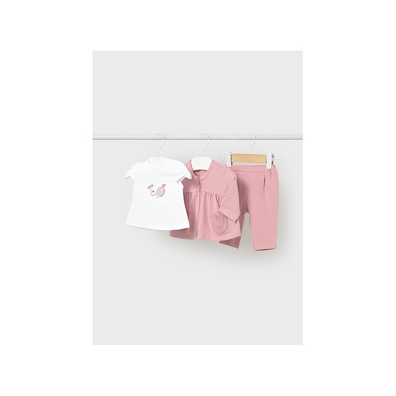 Chándal con camiseta bebe niña mayoral