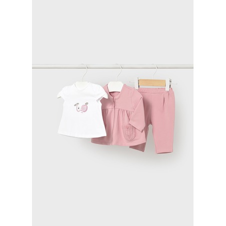 Chándal con camiseta bebe niña mayoral