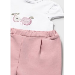Chándal con camiseta bebe niña mayoral