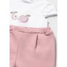 Chándal con camiseta bebe niña mayoral