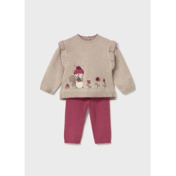 Conjunto pantalon tricot...