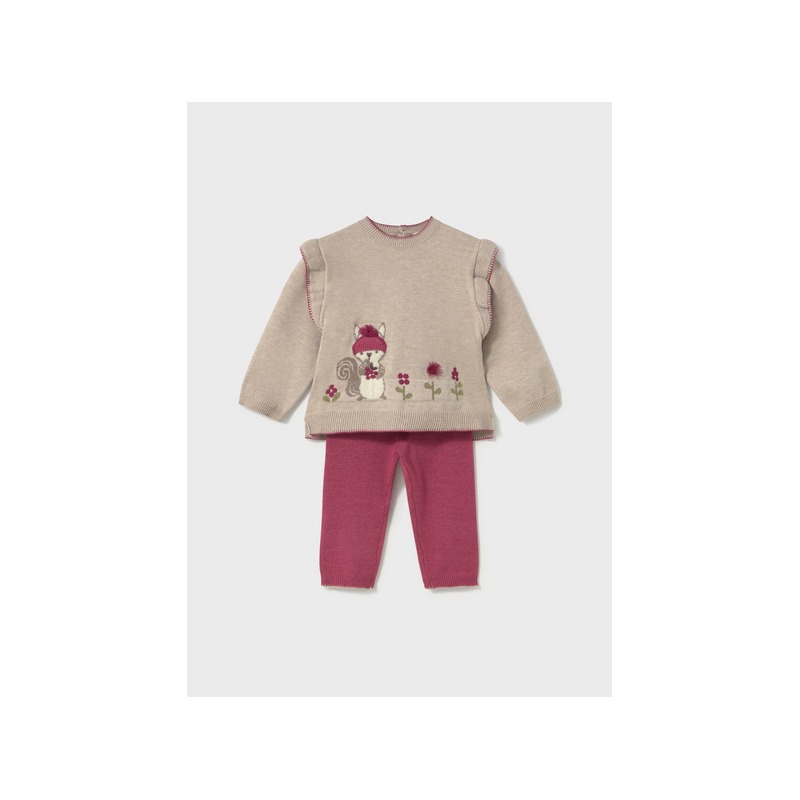 Conjunto pantalon tricot bebe niña mayoral
