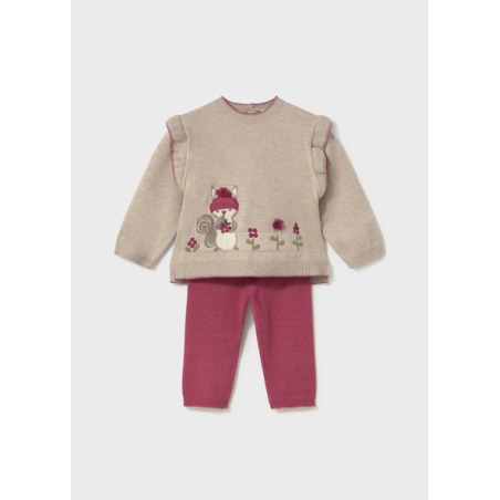 Conjunto pantalon tricot bebe niña mayoral