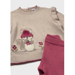 Conjunto pantalon tricot bebe niña mayoral