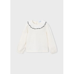 Blusa cuello volante niña mayoral