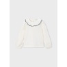 Blusa cuello volante niña mayoral