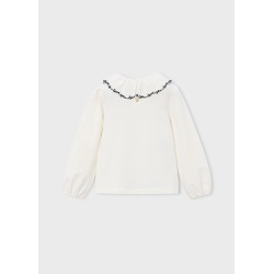 Blusa cuello volante niña mayoral