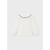 Blusa cuello volante niña mayoral
