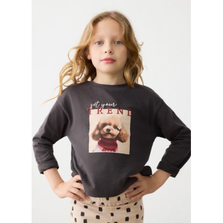 Camiseta bordado niña mayoral