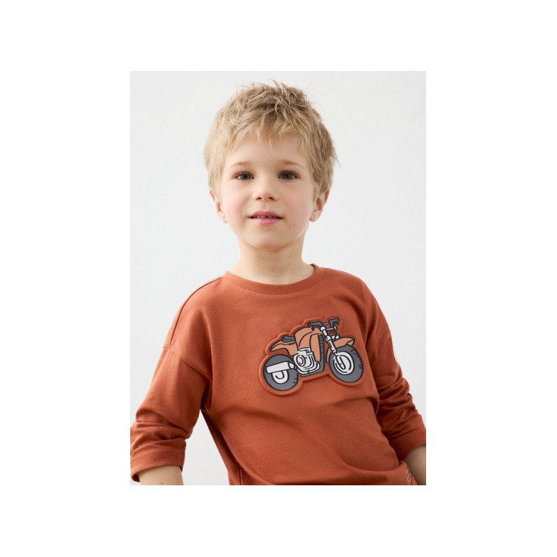 Camiseta vehículo relieve niño mayoral