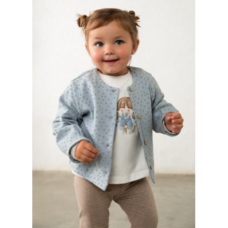Conjunto 3 piezas leggings bebé niña mayoral