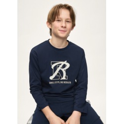 Camiseta embossed chico...