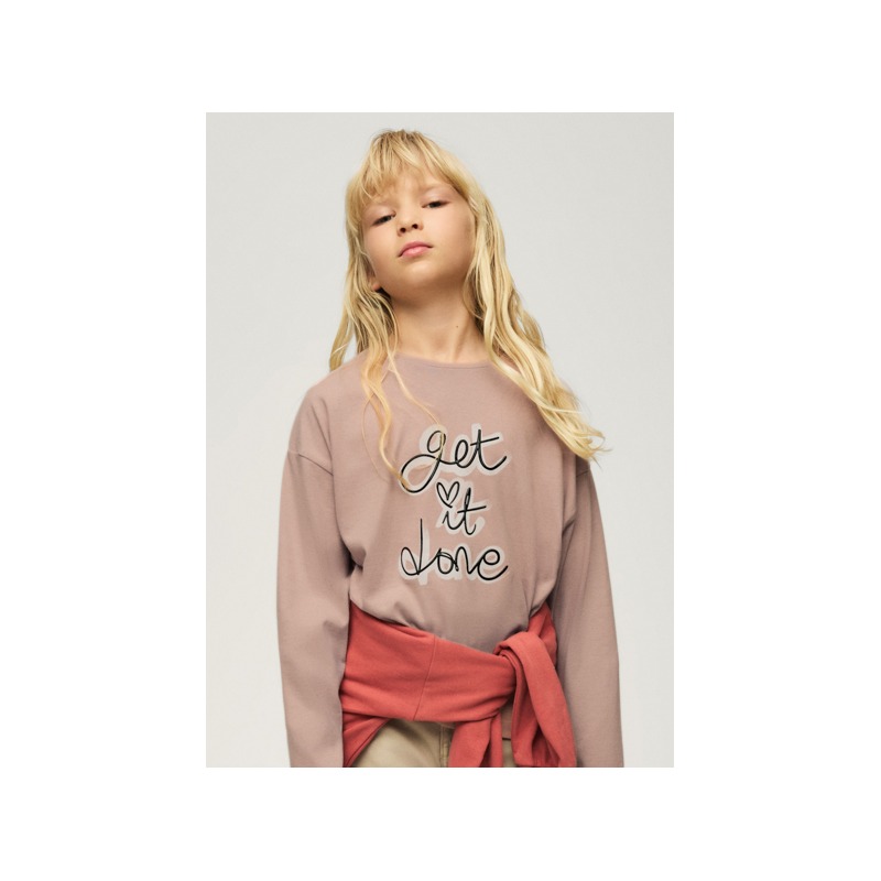 Camiseta letras chica mayoral
