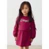 Vestido felpa bordado niña mayoral