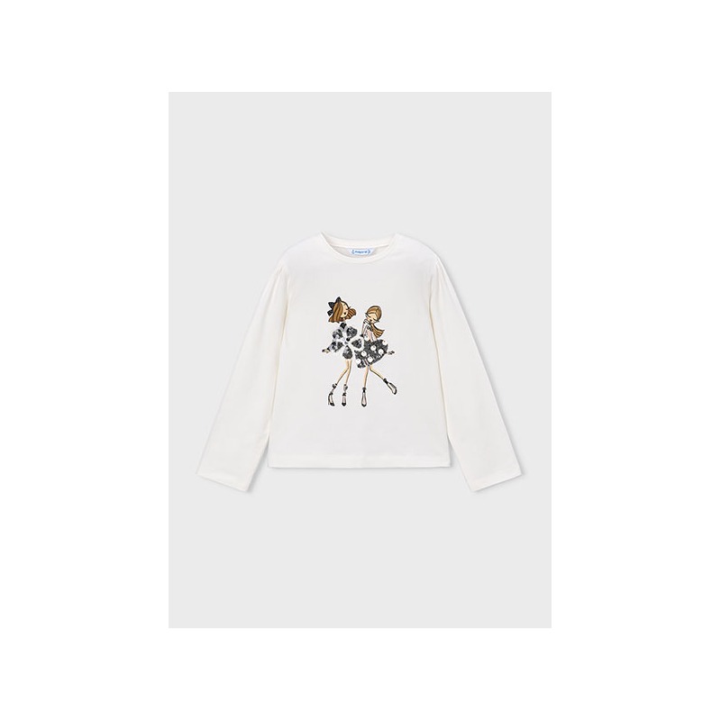 Camiseta estampacion niña mayoral