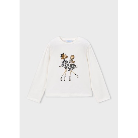 Camiseta estampacion niña mayoral